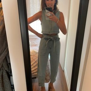 Something Navy Denim Set (2 pieces sold together)